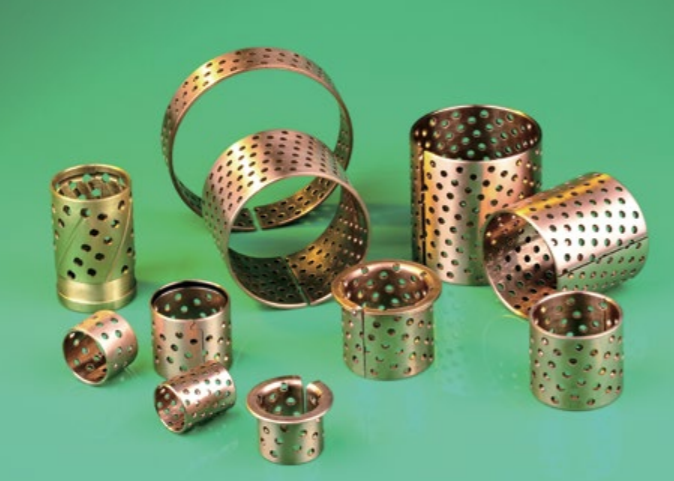 WB702 WB700 CuSn8 CuSn6.5 envolvió los bujes de bronce con los agujeros 1