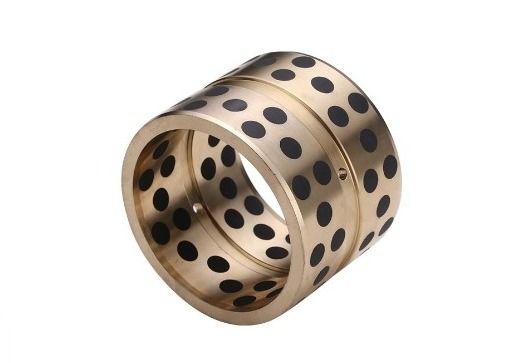 Buje de bronce sólido de la lubricación CuZn25AI5Mn4Fe3 VSB-50 del grafito