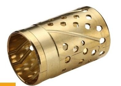 Altos bujes de bronce de la manga de la capacidad de carga CuZn32 con el lubricante