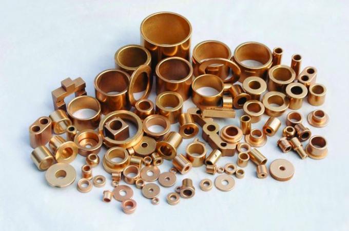 Cojinete liso de bronce sinterizado esférico del SAE 841 de la alta exactitud 1